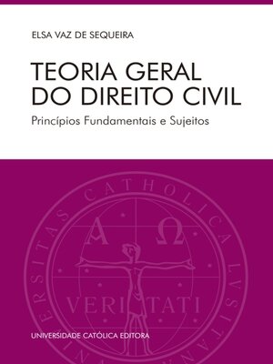 cover image of TEORIA GERAL DO DIREITO CIVIL. Princípios Fundamentais e Sujeitos